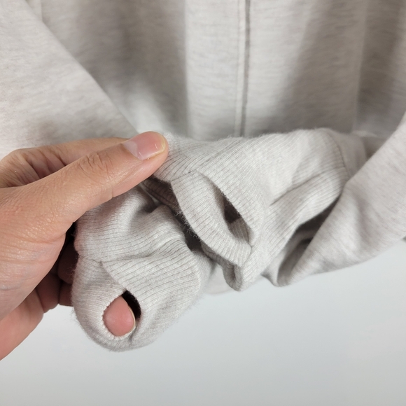 Athleta Apollo Crewneck Kangaroo Pocket Front Oversized Boxy Dolman Sweater - Picture 10 of 16